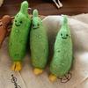 Eco-Friendly Felt Green Vegetable Keychain Adorable Lightweight Bag Pendant Schoolbag Ornament for Students Daily Use