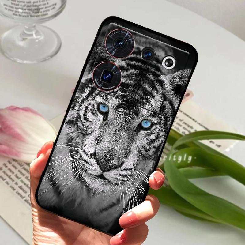 Case For ZTE Nubia Z50 Ultra Case Soft Print Silicone TPU Black Bumper Cover For ZTE Nubia Z60 Ultra Phone Back Coque z50Ultra