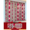 Set Decorazione Matrimonio Camera da Letto Doppia Felicità Rossa