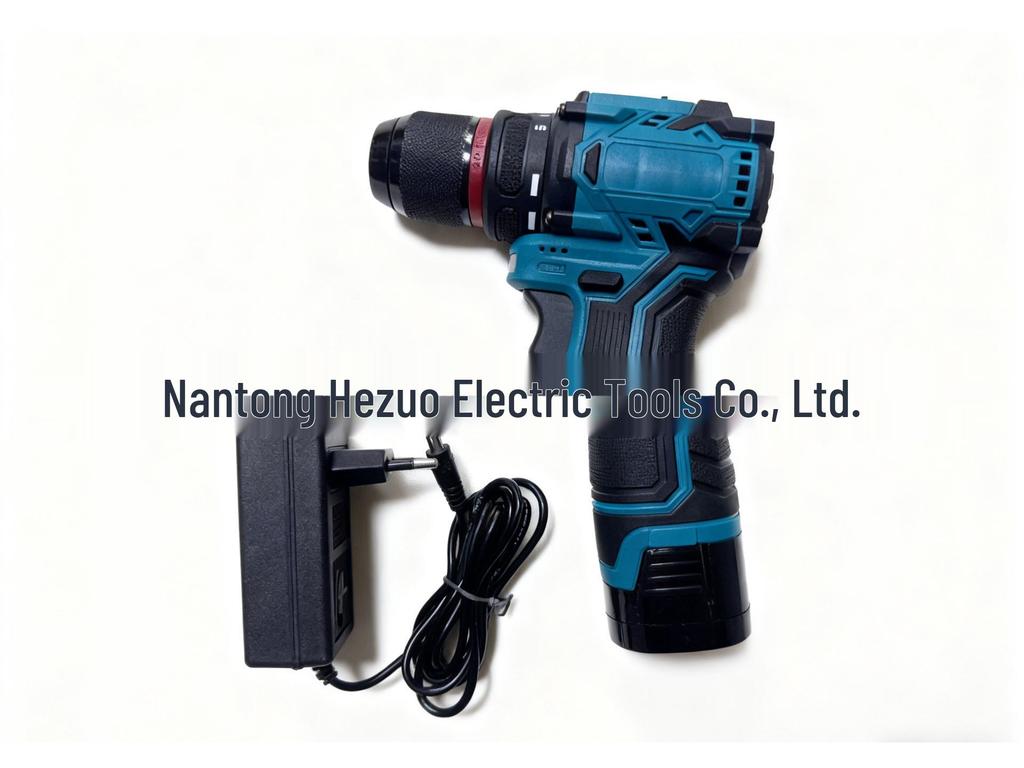 Brushless Lithium Battery Multi-functional Electric Drill & Screwdriver with Pistol Grip and Three-speed Impact Mode