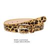 Waist Chain Golden Buckle PU Belt for Women Proms Stage and Club Party Casual Wear Elaborate Waist Jewelry