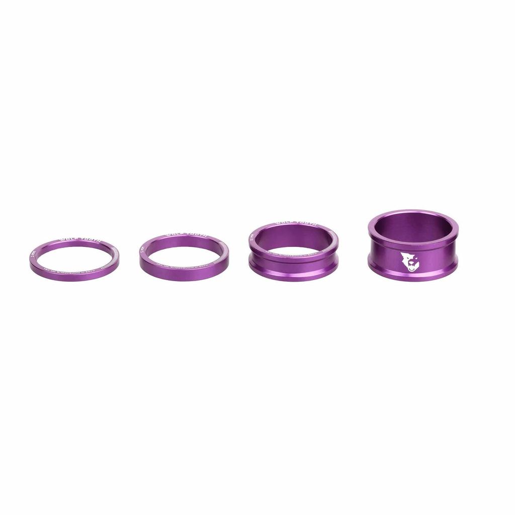 Wolf Tooth Spacer Kit 15mm Rot das 15mm hat ein 3, 5, 10, (je 1) (Nur Logo)