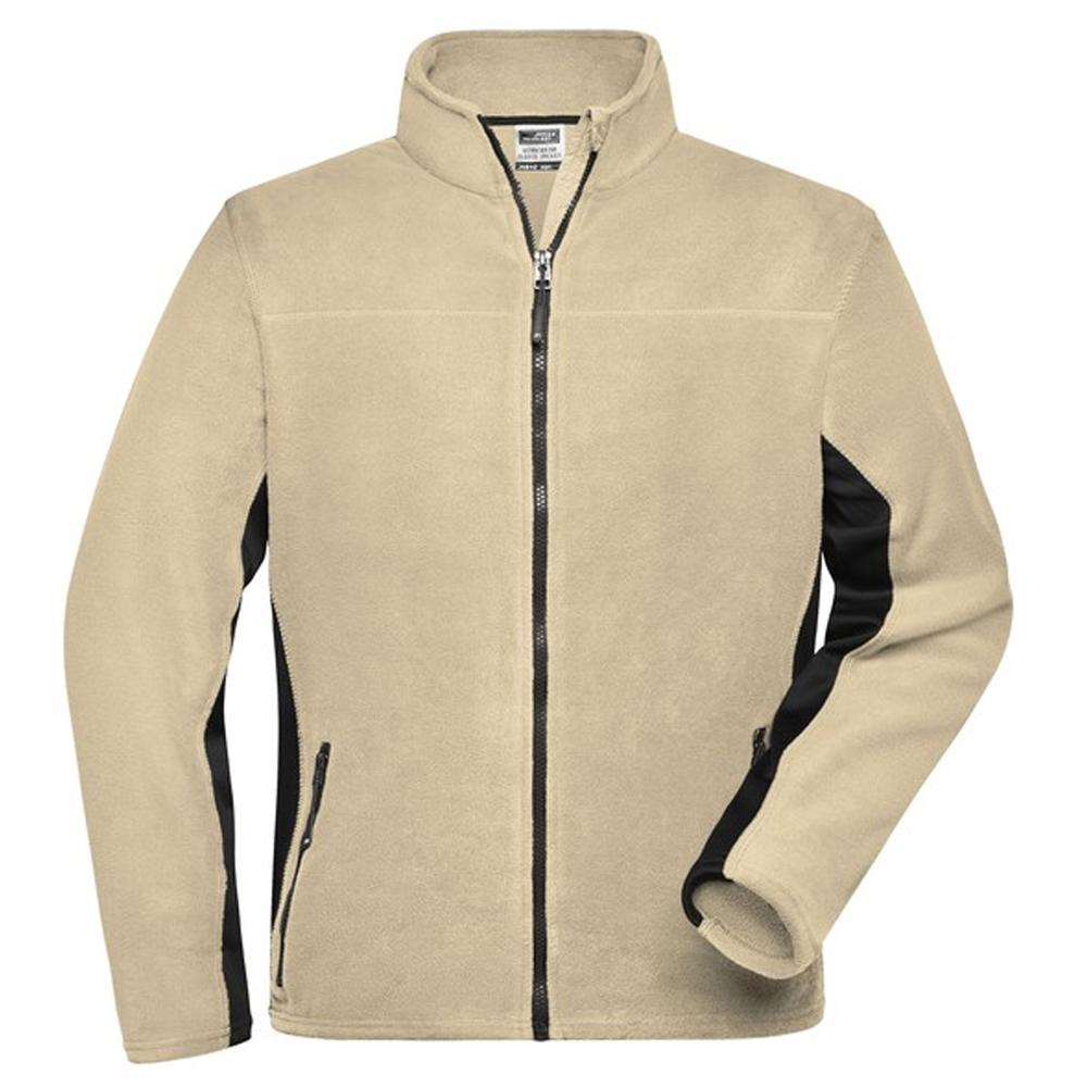 James and Nicholson Mens Strong Work Fleece Jacket