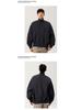Men's Winter Retro Loose-Fit Bomber Jacket - Stand Collar, Padded, American Trendy Style