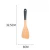 Cooking Spatula Ergonomics Design Fine Workmanship Easy To Clean Durable Serving Spoon Paddle for Home