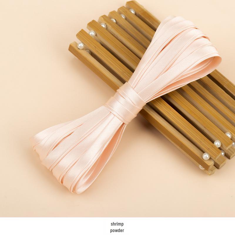 

Hengmeihe 0.85cm Satin Cheongsam Hemming Strip: Solid Color, Imitation Silk, Non-Iron Accessories for Women