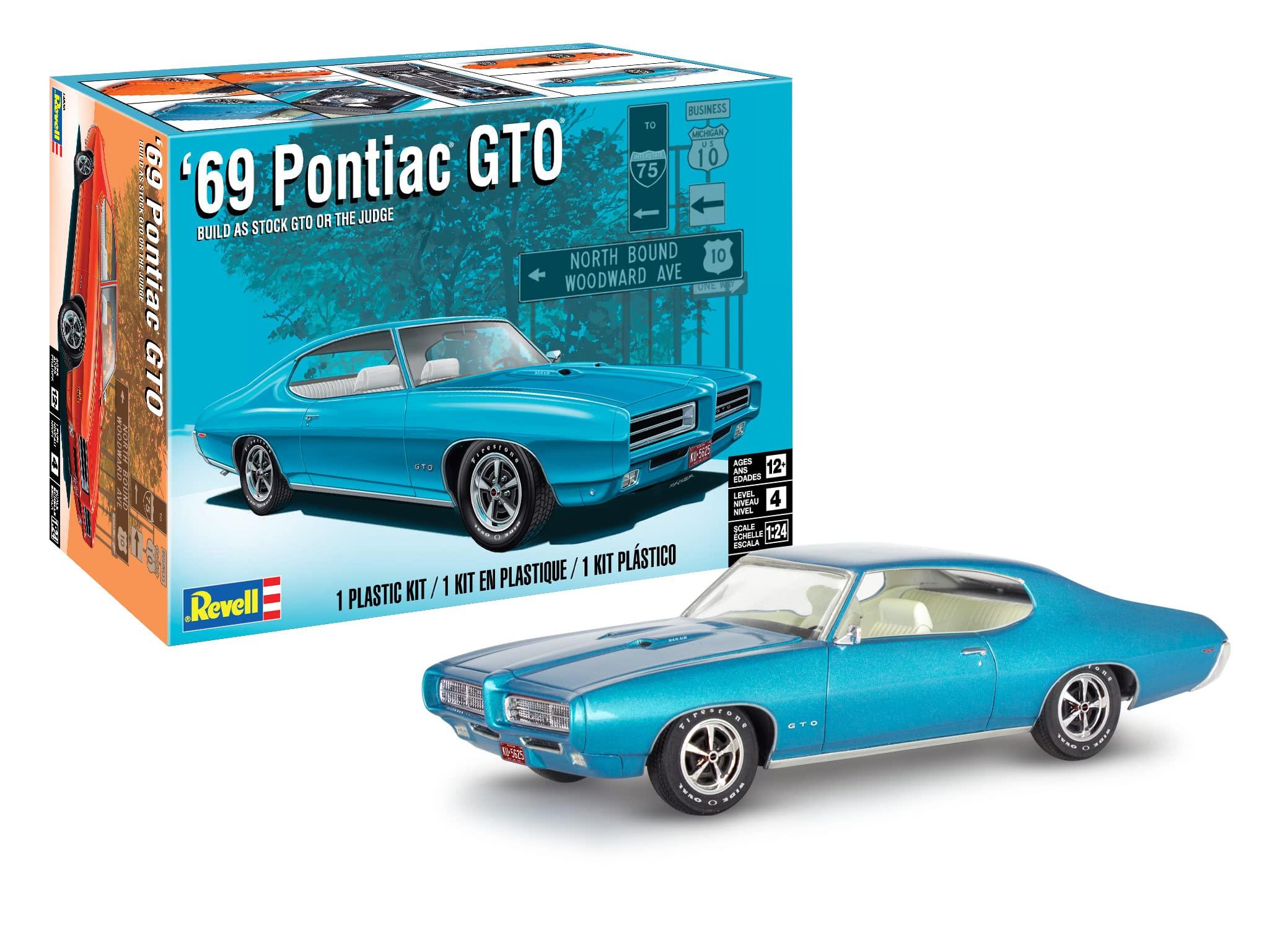 

Revell (Германия) и Revell (американский) 1/24 69 Pontiac GTO The Judge Пластиковая модель 14530