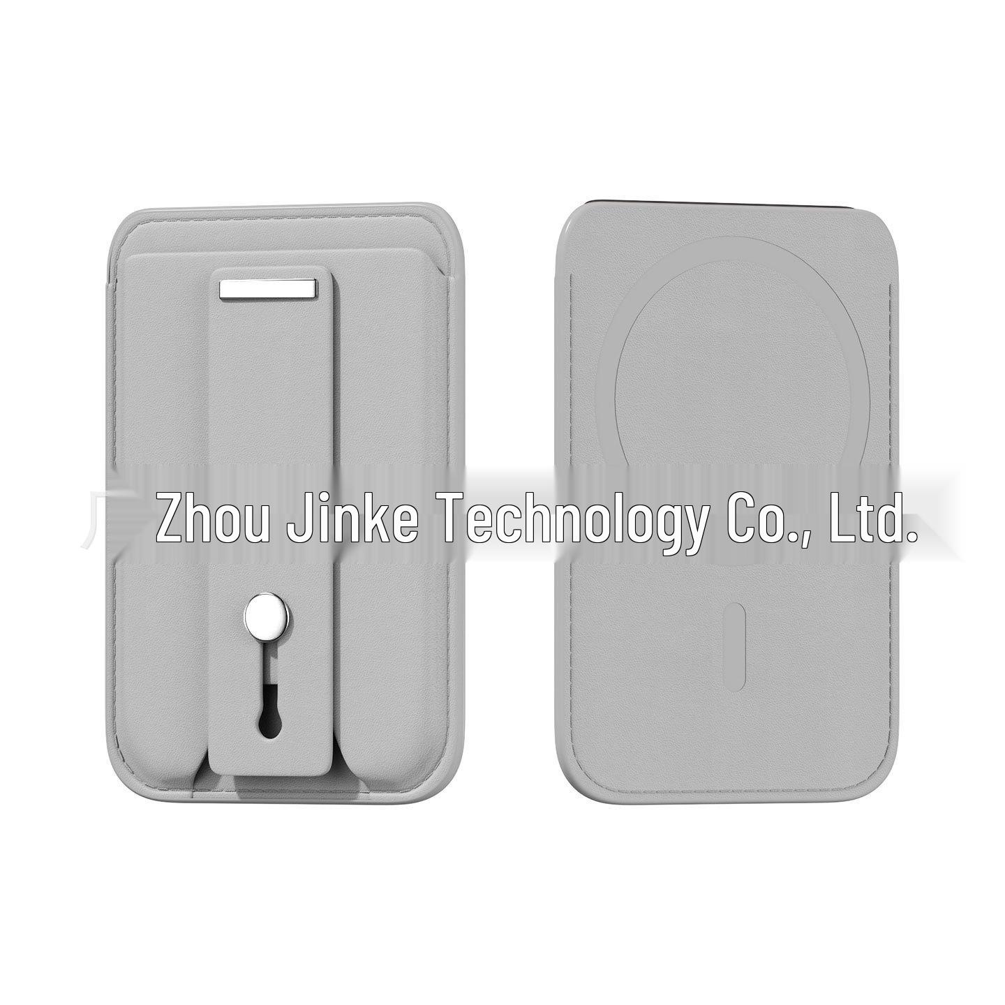 2026 Ultra-Thin Magnetic Card Holder Stand with MagSafe & Wrist Strap Wrist Strap Magnetic Card Holder
