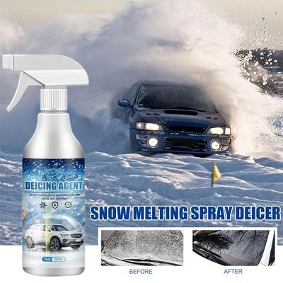 60ml Car Windshield Deicer Defroster Ice Remover Spray Car Window Ice Melting Agent Snow Ice Defrosting Anti-snow Agent