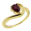 Gold Plated Ring 'Câlin' Red