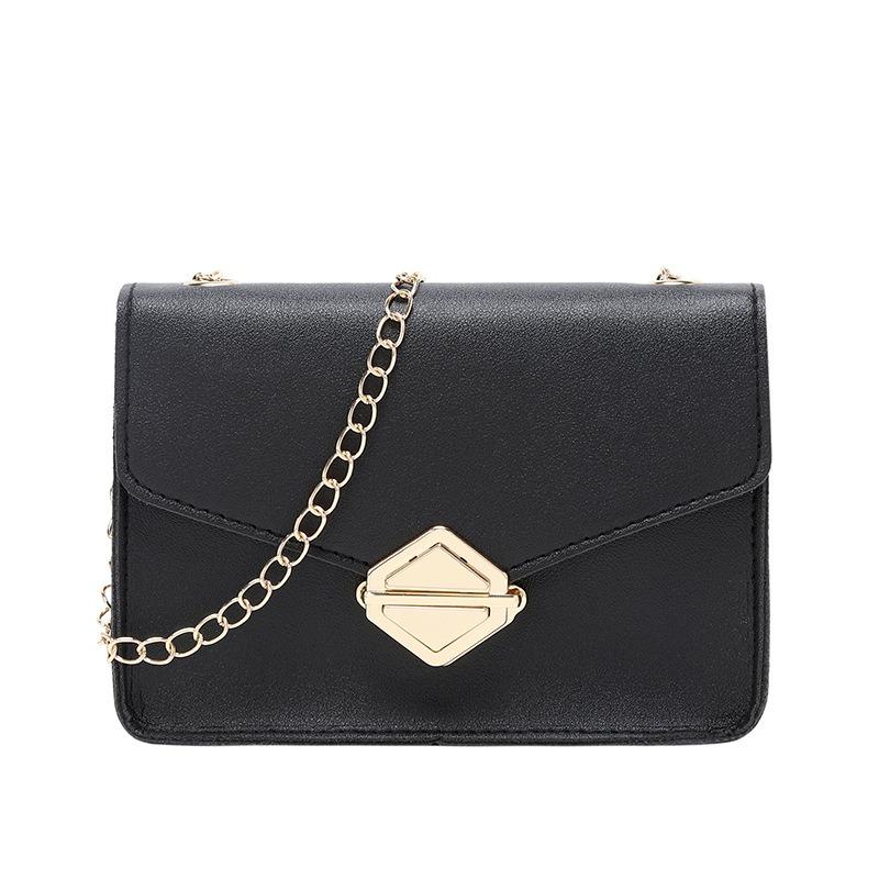Spring and Summer Plain Weave Small Square Bag, Casual and Sweet Shoulder Bag, Square Messenger Bag, and a Mobile Phone Bag.