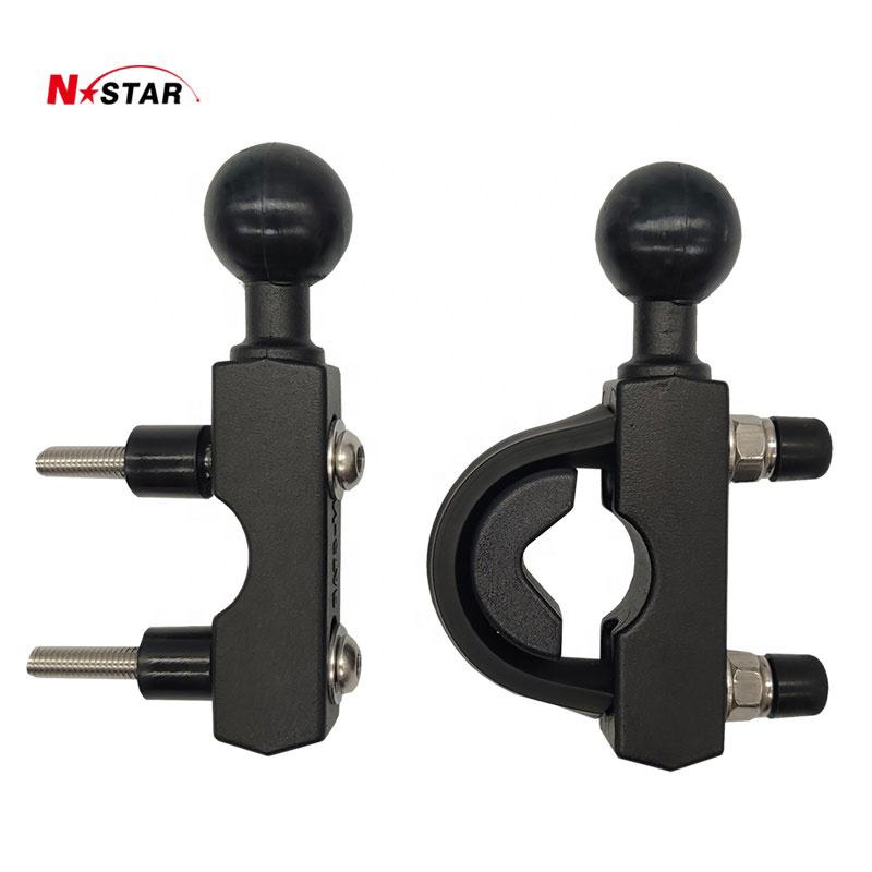 Adjustable Bike Motorcycle Handlebar Mount Holder Adapter for iphone Bracket Motorbike 1 Ubolt Base Cell Phone Holder for Ram Aluminium Alloy