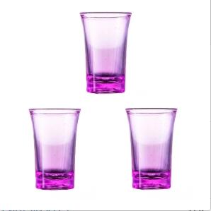 1-4 ks Plastové panáky, 2oz Panáky na whisky ve tvaru kulky, Odolné Party Bar Svatba Nápojové sklo, Opakovaně použitelné Ekologické Koktejl Vodka