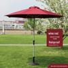 Guarda-sol de Alumínio com Poste Central para Uso Externo Raintime