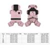 Heavy Duty Cold Weather Pet Suit 4Leg Coverage Windproof Lining Down Jackets For Cold Weather Outdoor Activity Warmth