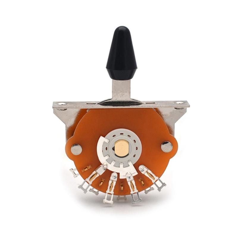 Heavy Duty 3/4/5 Way Electric Guitar Pickup Lever Switch Guitar Pickup Selector Switch for Guitar with 3 Plastic Tip