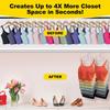 Tank Top Hanger, 8 Tier Space Saving Bra Hangers, Closet Organizers and Storage, Dorm Room Essentials for Girls, Organization for Camisoles Sports