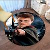Harry Potter Printed Round Rug Carpet Chair Rug Area Rug Entryway Doormats,for Office Chair Living Room Bedroom Kitchen Room.