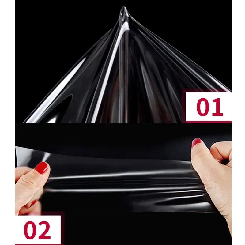 2Pcs Car Headlight Protective Film For Mercedes Benz W447 V 250 d TPU Black Sticker Transparent Decoration Accessories
