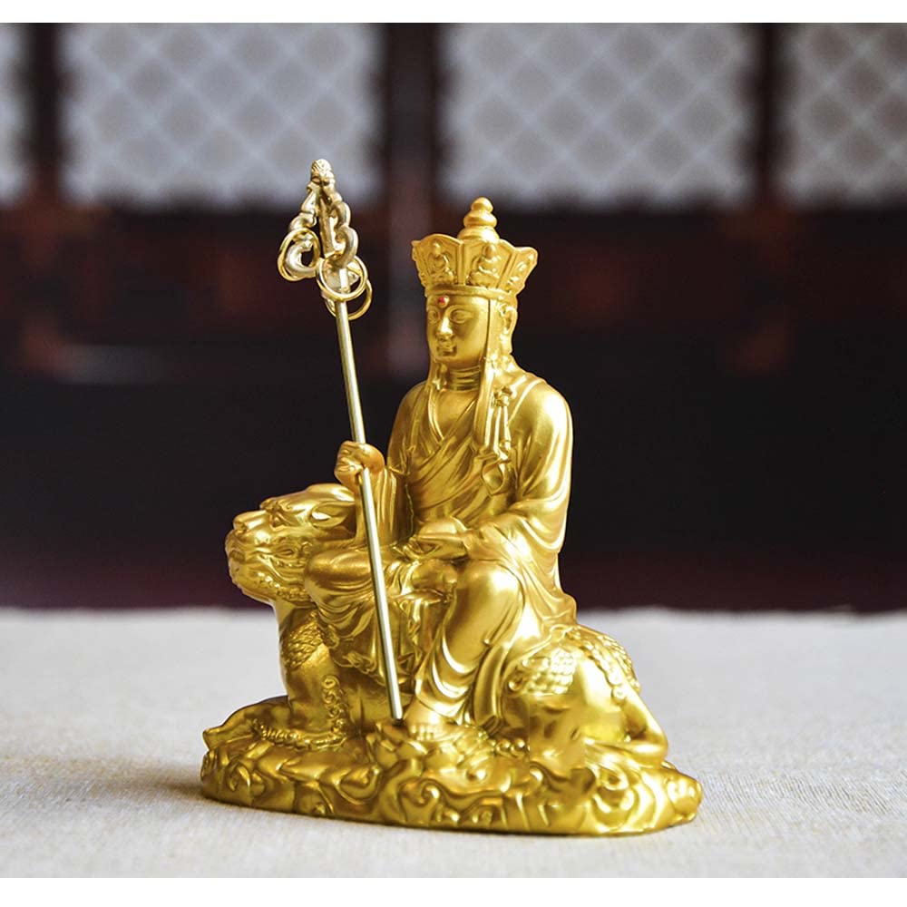 Jizo Bodhisattva Buddhist Statue, Natural Resin Ornament, Buddhist Altar, Good Luck, Pray, Protection, Migratory Jizo, Parenting, Memorial Service