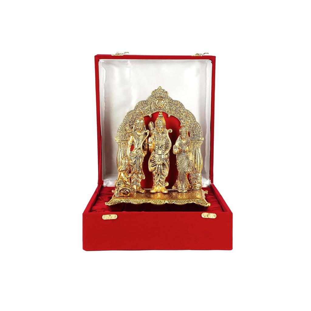 Pure Brass Ram Darbar Idol,Lord Rama Laxman & Sita Religious Statue God Idol