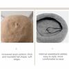 Elastic Women Wool Beret Warm British Beanie Hat Vintage Painter Cap  Winter