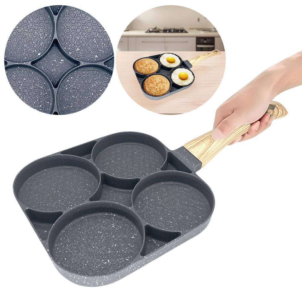 7/4 Cup Pancake Pan Egg Omelet Crepe Frying Pan Non-stick Griddle Pancake Maker Mini Pancakes Maker Perfect for Kids Breakfast