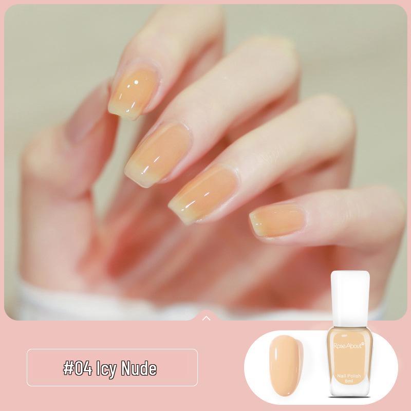 Aurora Nude Water-Based Peelable Nail Polish - Summer Long-Lasting, Eco-Friendly, Odorless, No-Bake, Free Shipping