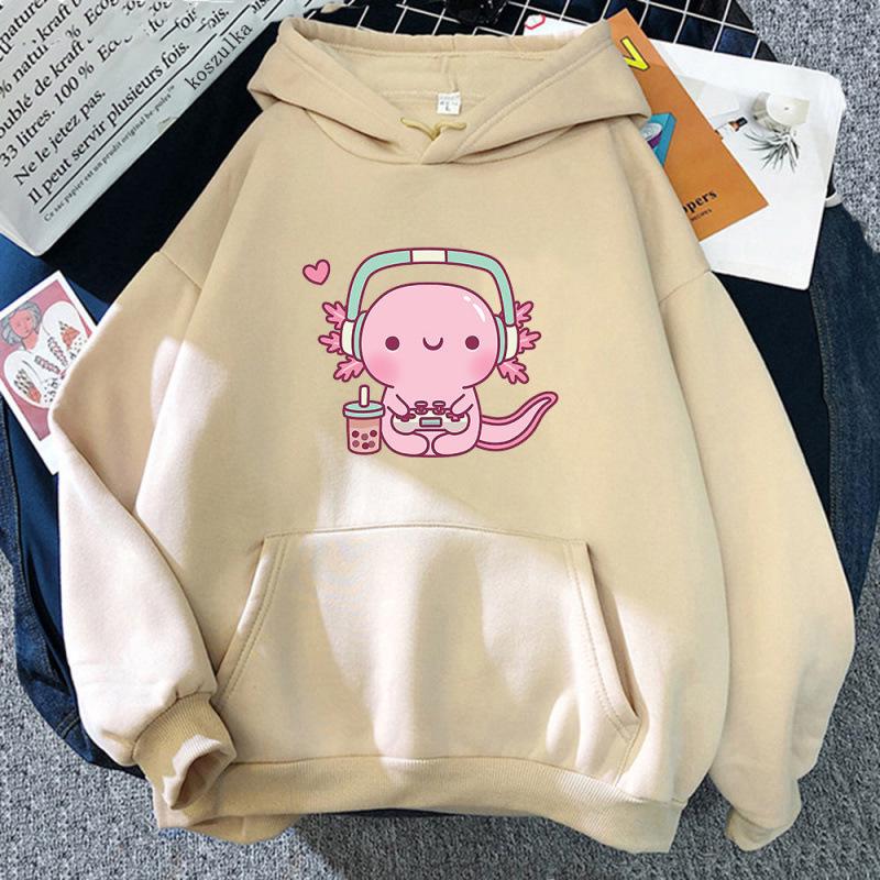 Axolotl Gamer Fun Hoodie