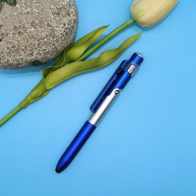 

4-In-1 Multifunction Ballpoint Pen Led Light Foldable Phone Stand Night Reading Writing Pencil For Office School Students