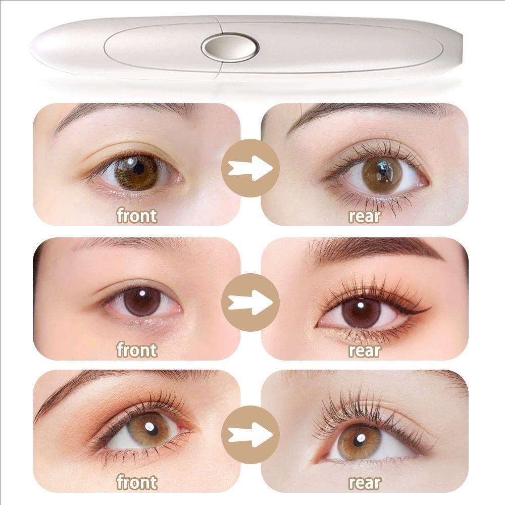 Heated Eyelash Curler - Electric Lash Curling Wand with Auto-Adjusting Temperature & Portable Design for Long-Lasting Curves