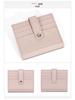 Damen Geldbörse aus echtem Leder, Bifold - Koreanischer Stil, Weiches Rindsleder, Mehrere Kartenfächer