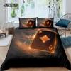 Poker King Queen Duvet Cover Modern Card Game Bedding Set Gamer Playing Comforter Cover Gambling Athletics Polyester Quilt Cover