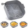 Reusable Air Fryers Basket Evenly Heated Useful with Dual Handle Air Frying Pot Liner Tray