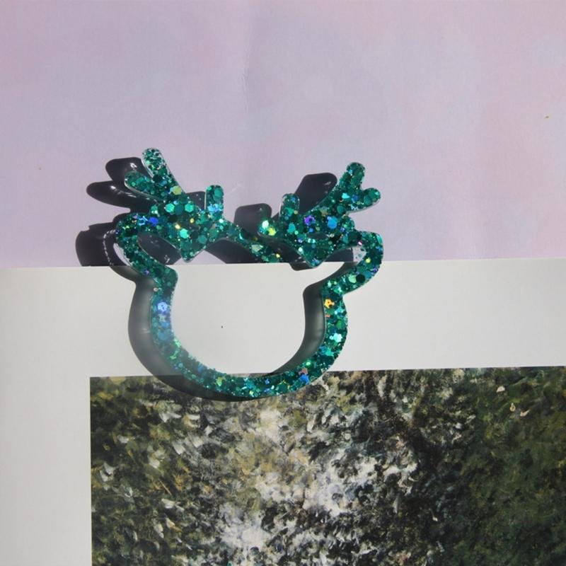 Christmas Themed Reusable Silicone Bookmark Mold For Handmade Resin Jewelry Accessories And Gifts