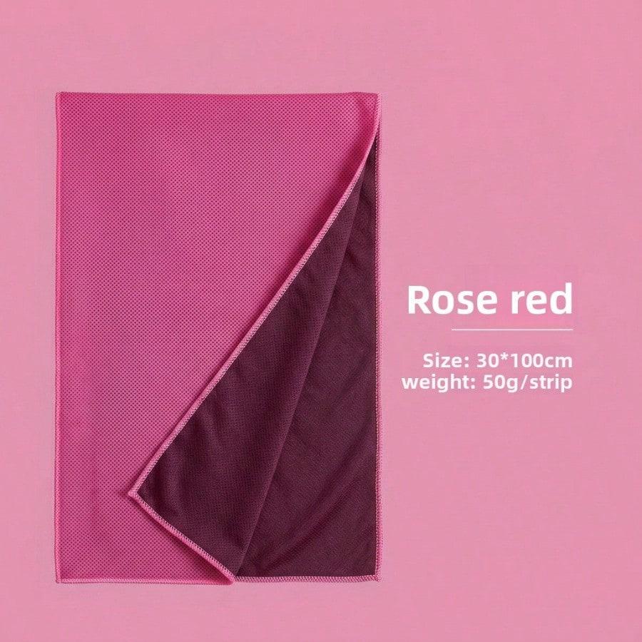 Cold towel Double-layer sports sweat-absorbing towel Fitness wipe sweat towel Quick-drying towel