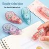Transparent Erasable Dot Glue Tape - Cute, Double-Sided for Student DIY Journals