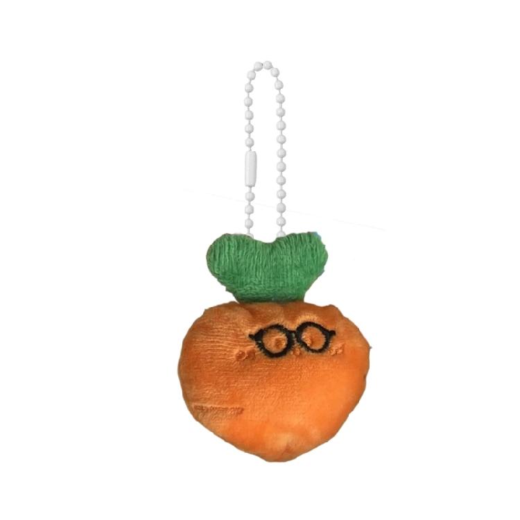 

Carrot/Tomato/Potato Shaped Keychain Soft Plush Materials Vegetable Charm Versatile Phone Accessory Creative Gift