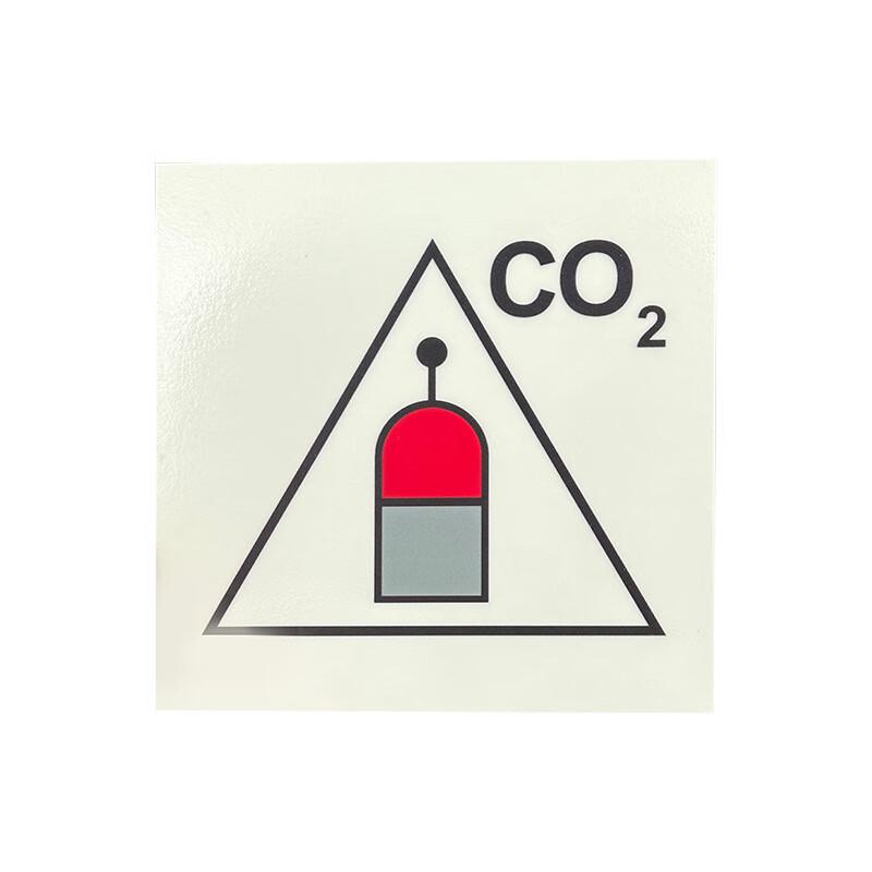 Luminous Marine CO2 Remote Release Warning Sign