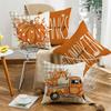Herbst Bedruckt Ins Style Nachttischkissen Kissen B&B Wohnzimmer Sofa Buchstaben Kürbis Auto Kissenbezug