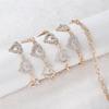 Rhinestone Heart Waist Chain Tassel Bikini Belly Chain Fashion Body Jewelry  Jeans