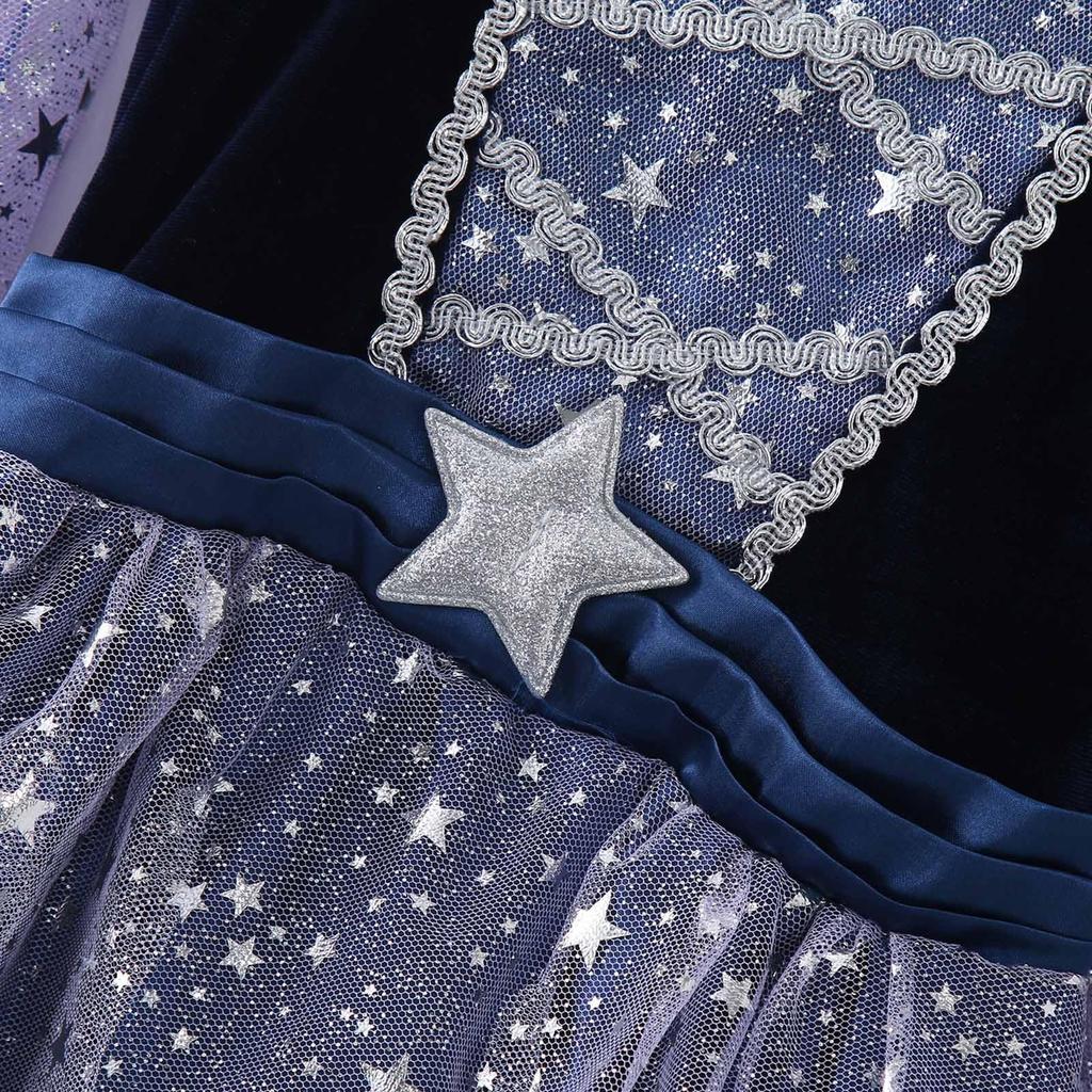 Children's Clothing Girls' Cosplay Witch Costume Performance Dress  Gown