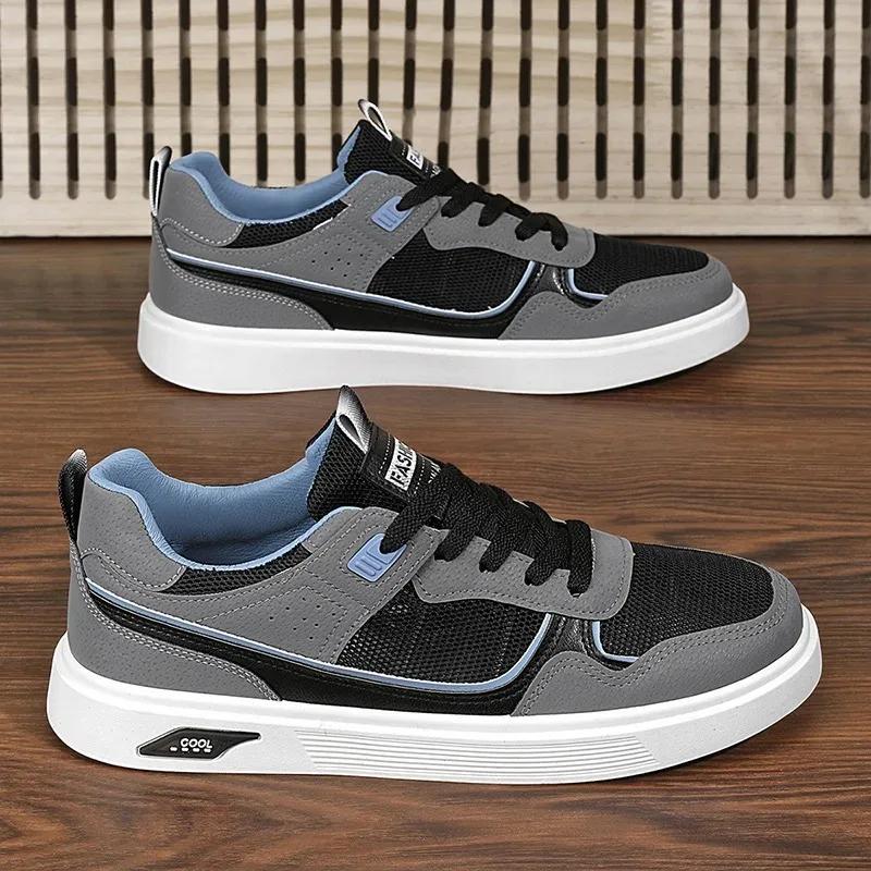

2025 Summer New Mesh Breathable Men Shoes Outdoor Men Lightweight Casual Shoes Fashionable Casual sneakers zapatillas hombre 39