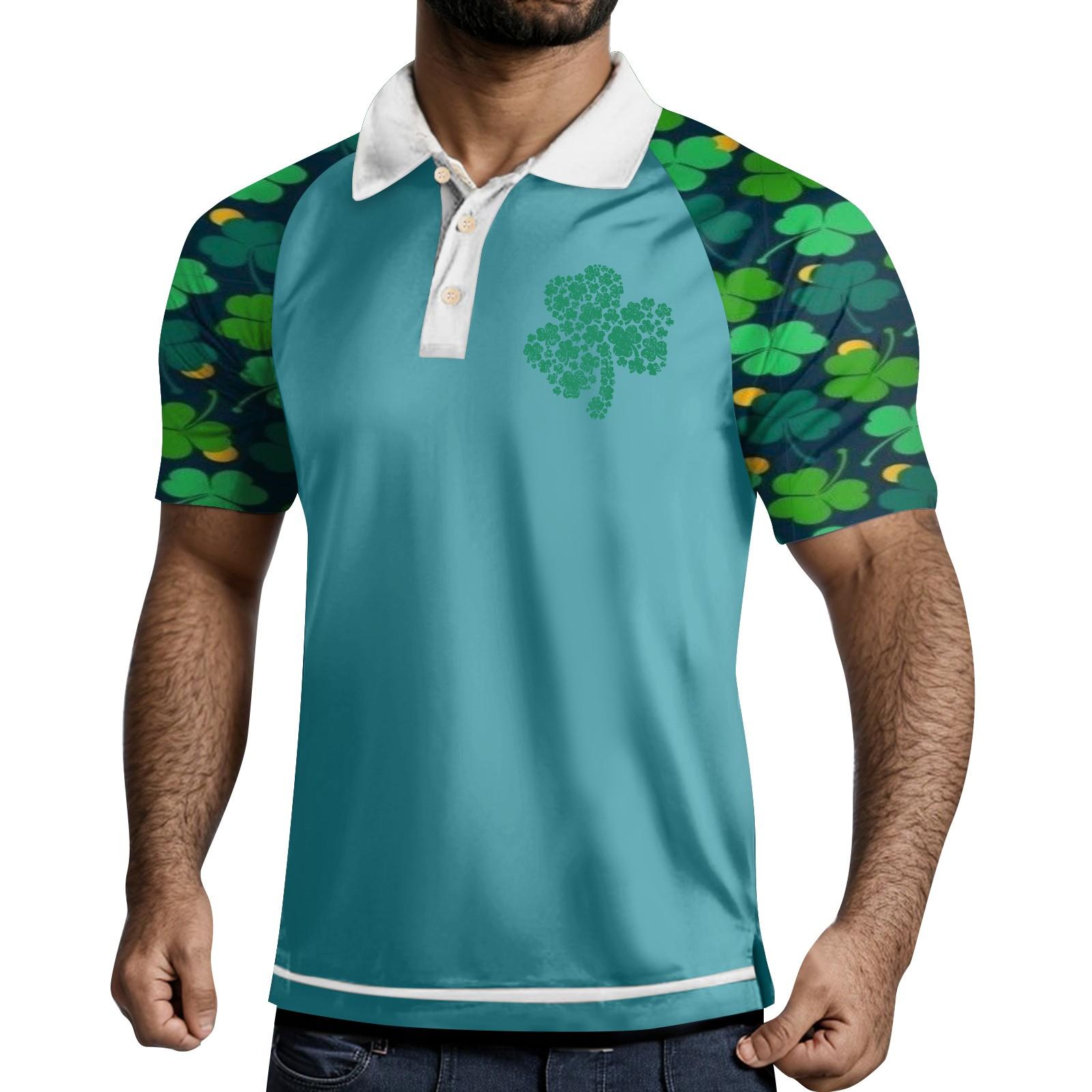 

Мужская летняя дышащая рубашка с короткими рукавами и культурой отдыха XXXL