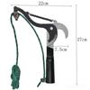 Telescopic High-Altitude Bent Head Pruning Shears with Sturdy Steel, Long-Reach Handle, and Labor-Saving Pulley Design for Gardening.