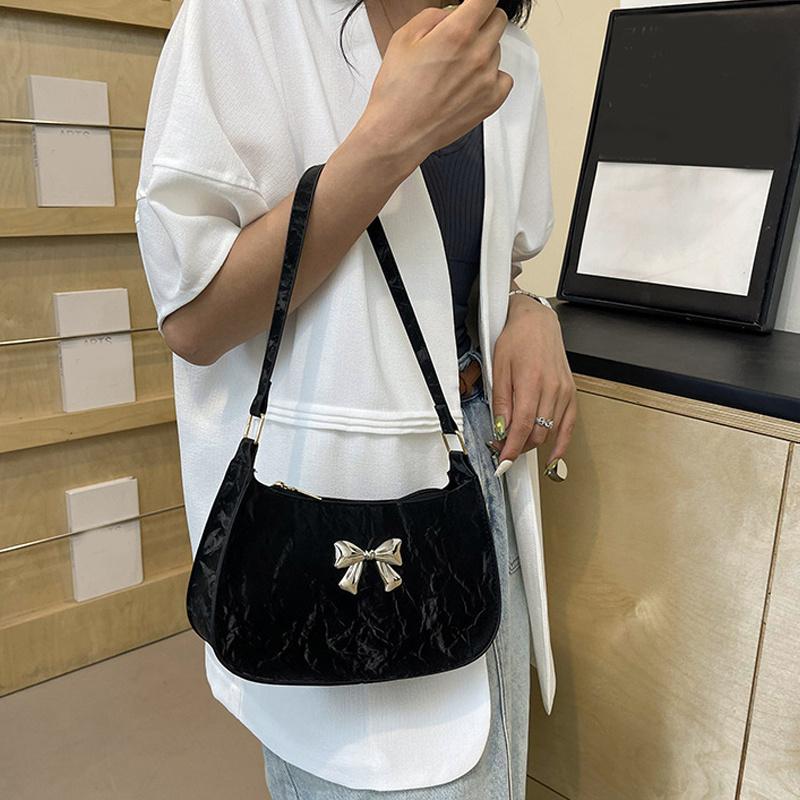 New Women's Fashion Casual Shoulder Bag Popular Underarm Bag Trendy Elegant Small Hobo Underarm Bag
