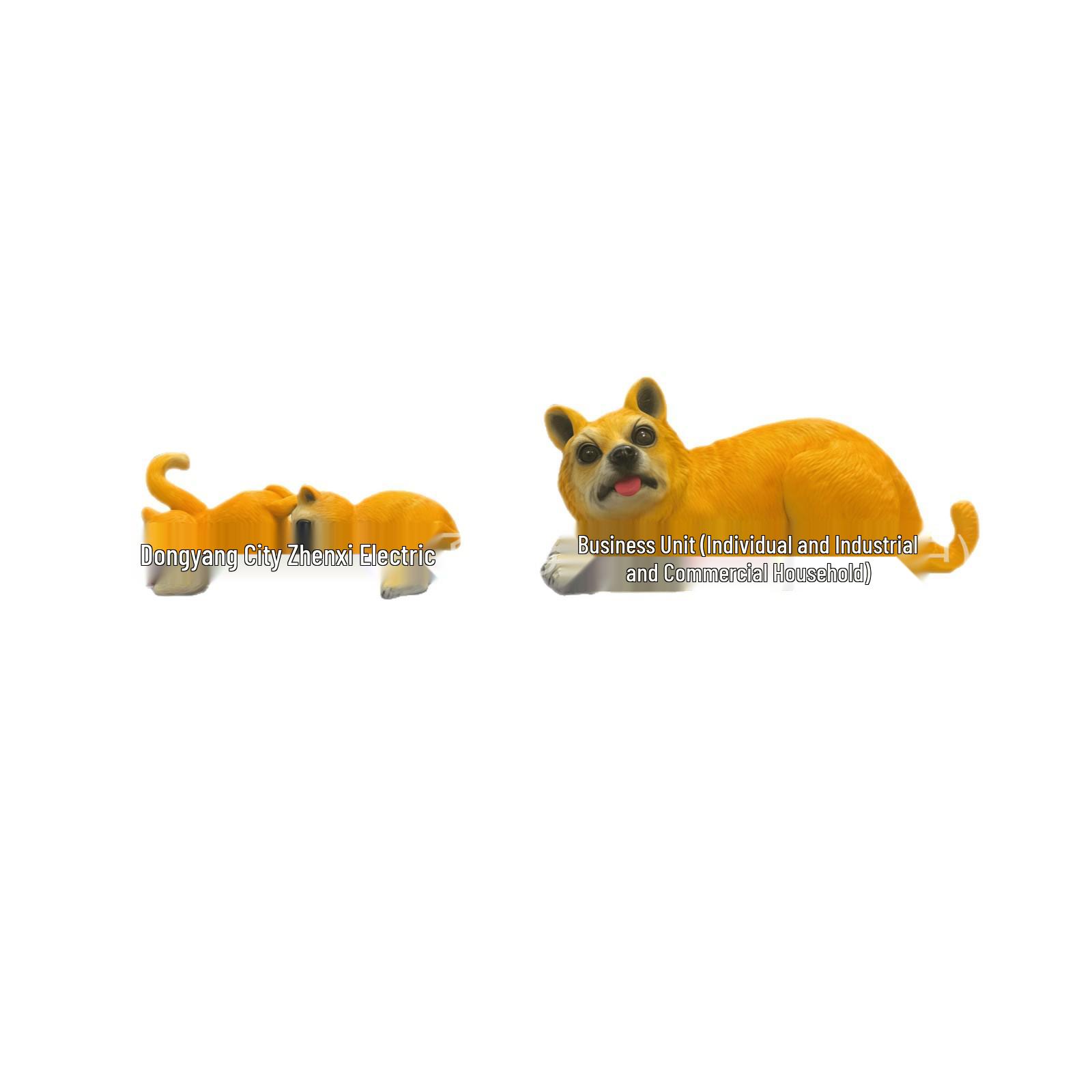 

New Style Climbing Three Dogs Resin Ornament for Home Decor