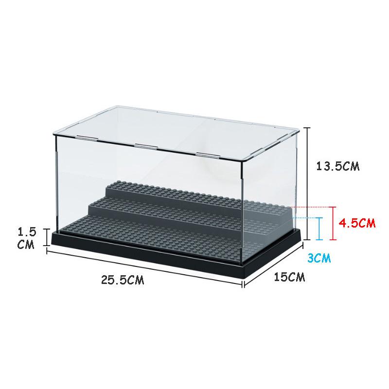 DMiotech Acryl Vitrine – Staubdichte Schaukasten Für Sammlerstücke, 20x10x10 Cm (innen)