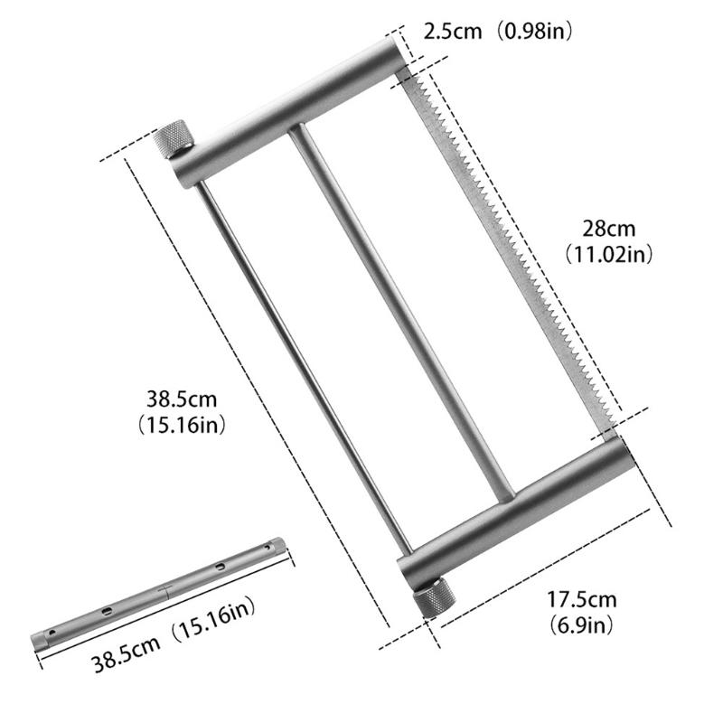 Backpacking Camping Pruning Tree Hand Saw Folding Bow Saw Folding Pocket Wood Saw Hunting Collapsible Survival Saw