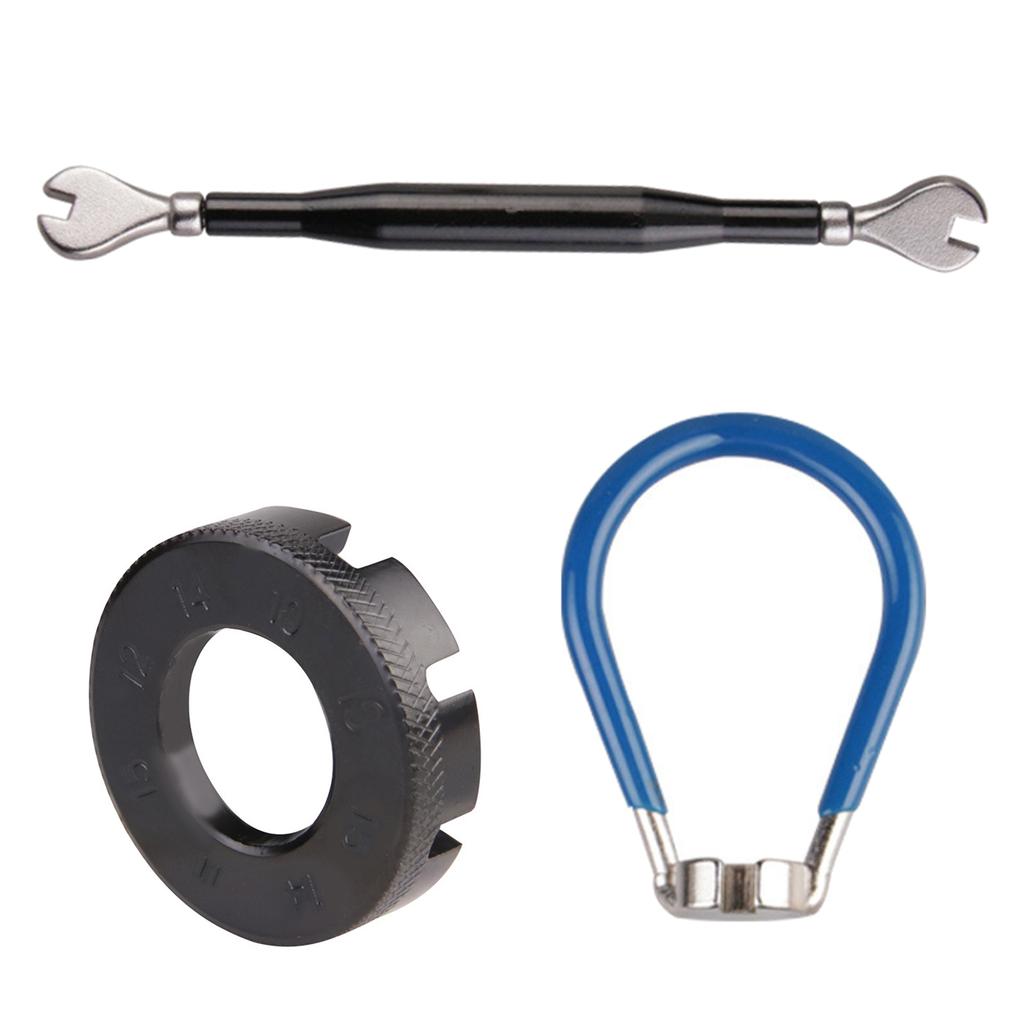 Bike Spoke Wrench Set Steel Bike Rim Correct Tool Multi-functional Spoke Tool Road and Mountain Bike Spoke Tool